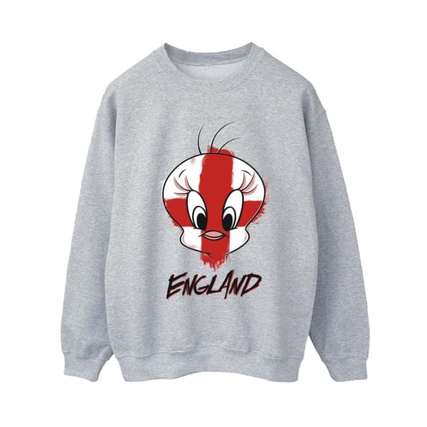 Looney Tunes Sweatshirt med ansiktet av Tweety England för damer/kvinnor
