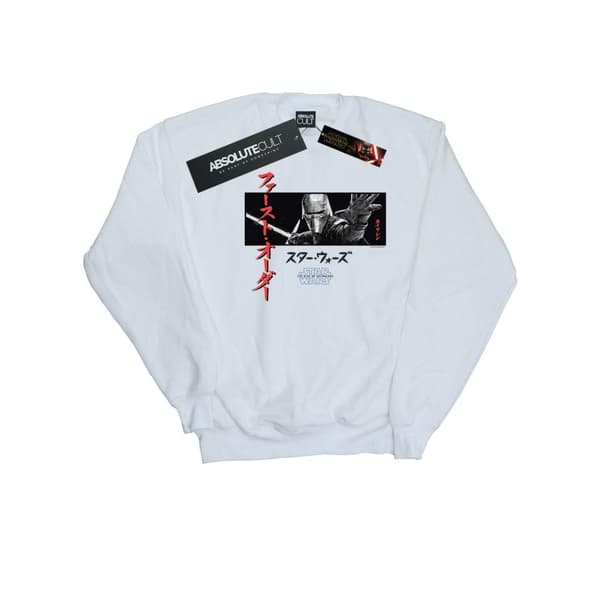 Star Wars: The Rise of Skywalker Star Wars The Rise Of Skywalker Kylo Ren Katakana Art Stripe Sweatshirt för herrar