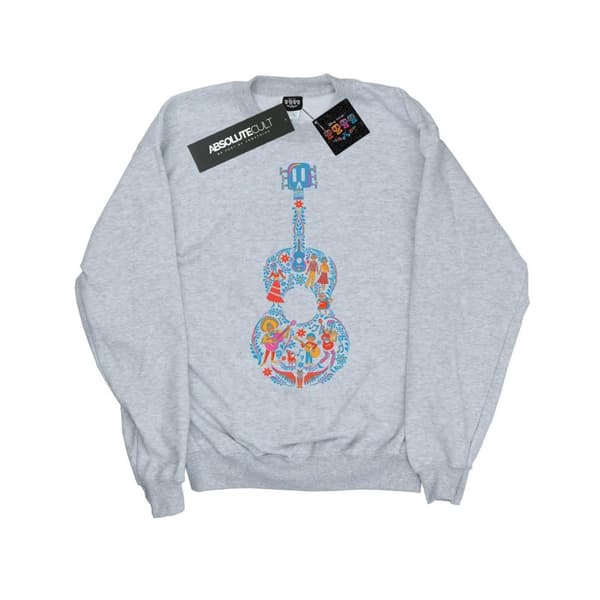 Disney Sweatshirt med gitarrmönster från Coco för flickor