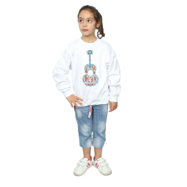Disney Sweatshirt med gitarrmönster från Coco för flickor