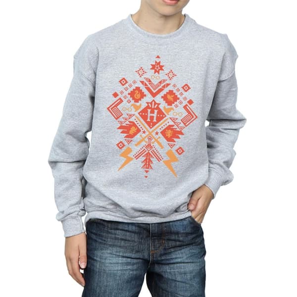 Harry Potter Boys Christmas Fair Isle Sweatshirt