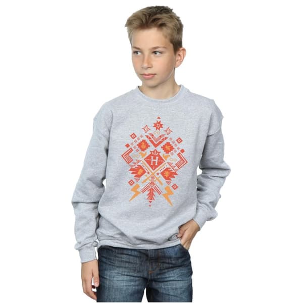 Harry Potter Boys Christmas Fair Isle Sweatshirt