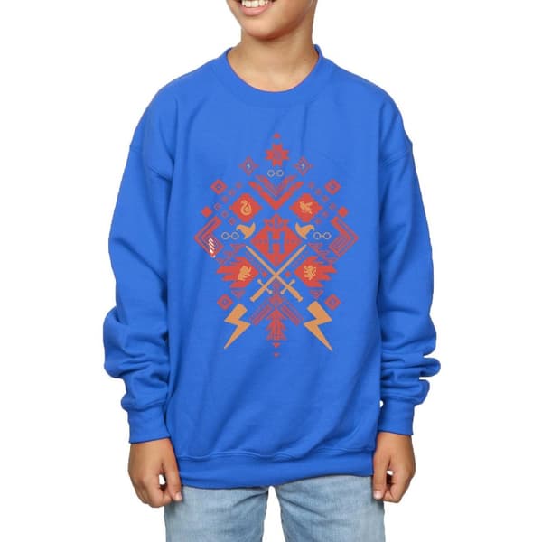 Harry Potter Boys Christmas Fair Isle Sweatshirt