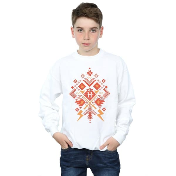Harry Potter Boys Christmas Fair Isle Sweatshirt
