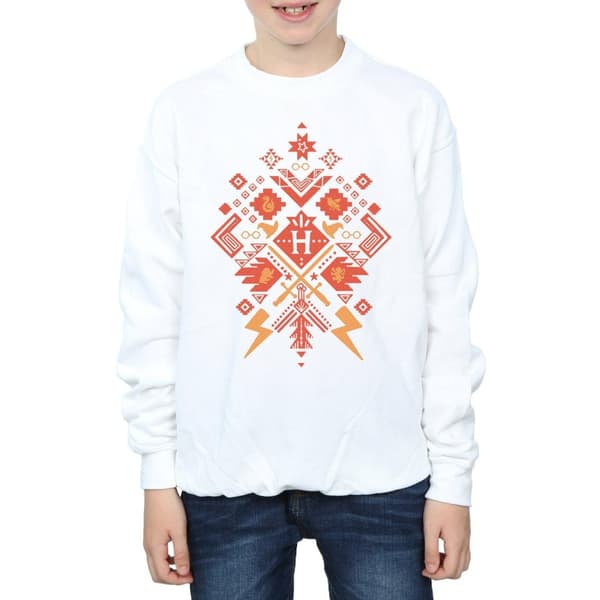 Harry Potter Boys Christmas Fair Isle Sweatshirt