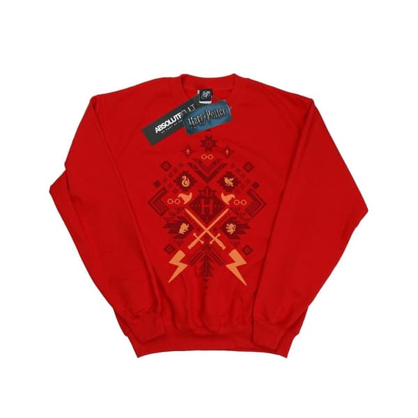 Harry Potter Boys Christmas Fair Isle Sweatshirt