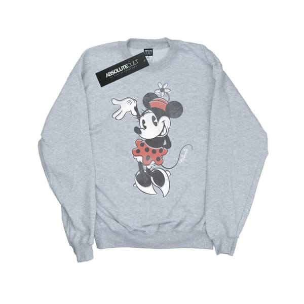Disney Girls Minnie Mouse Waving Sweatshirt