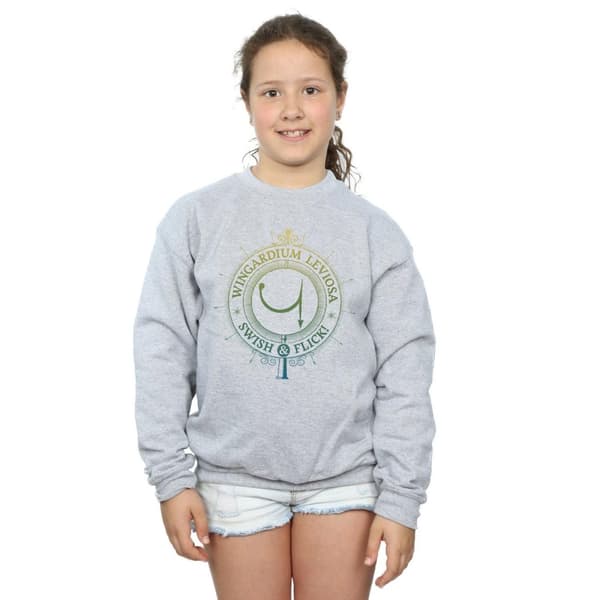 Harry Potter Wingardium Leviosa - Trollformler - Charms - Sweatshirt för flickor