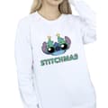 Miniatyrbild 3 av 4: Disney Dam/Tjej Lilo & Stitch Stitchmas Glasses Sweatshirt