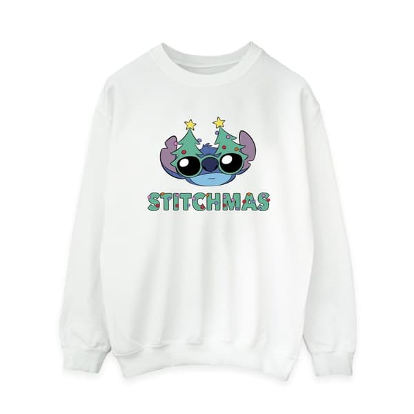 Disney Dam/Tjej Lilo & Stitch Stitchmas Glasses Sweatshirt