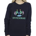 Miniatyrbild 4 av 5: Disney Dam/Tjej Lilo & Stitch Stitchmas Glasses Sweatshirt