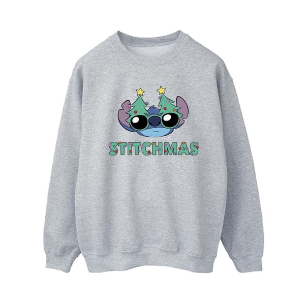 Disney Dam/Tjej Lilo & Stitch Stitchmas Glasses Sweatshirt