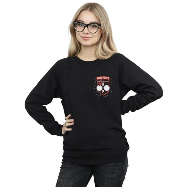 Harry Potter Womens/Ladies Toon Glasses Pocket Sweatshirt