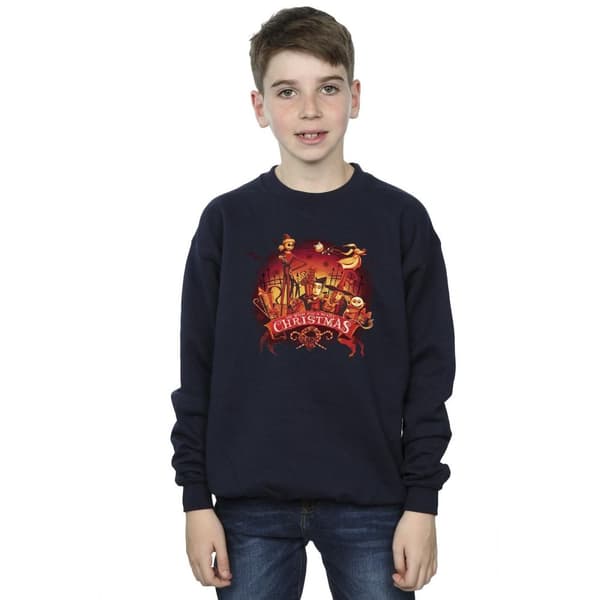 Disney Boys The Nightmare Before Christmas Scary Christmas Sweatshirt