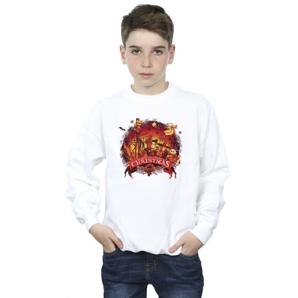 Disney Boys The Nightmare Before Christmas Scary Christmas Sweatshirt