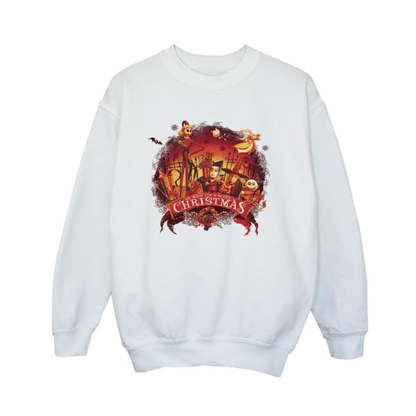 Disney Boys The Nightmare Before Christmas Scary Christmas Sweatshirt