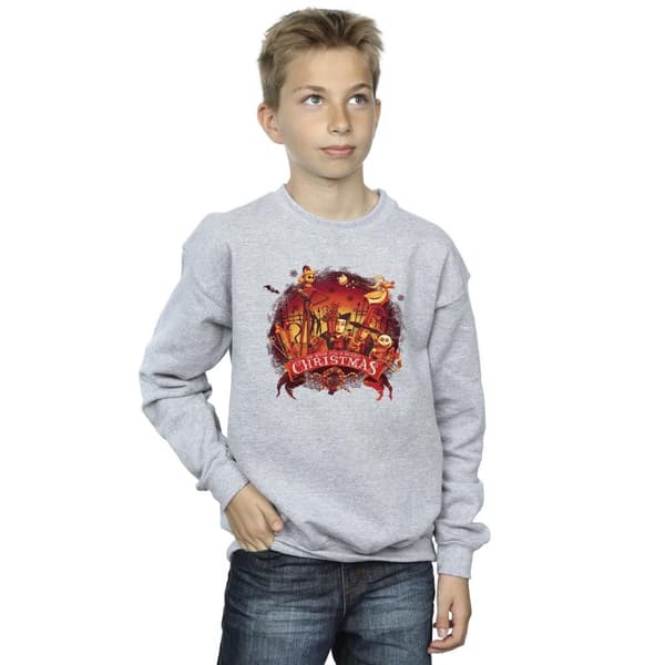 Disney Boys The Nightmare Before Christmas Scary Christmas Sweatshirt