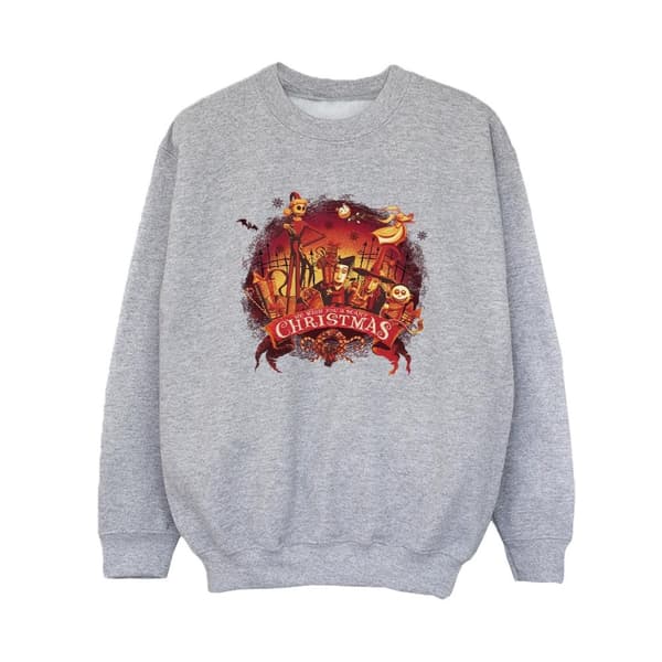 Disney Boys The Nightmare Before Christmas Scary Christmas Sweatshirt