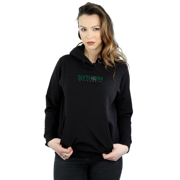 Harry Potter Womens/Ladies Slytherin Text Hoodie