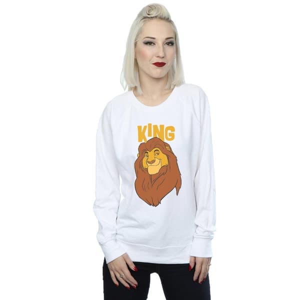 Disney Dam/Tjej Lejonkungen Mufasa King Sweatshirt