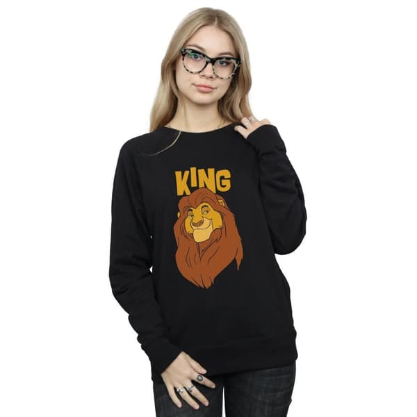 Disney Dam/Tjej Lejonkungen Mufasa King Sweatshirt