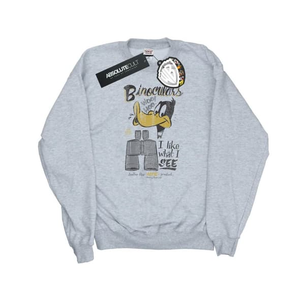 Looney Tunes Dam/Tjej Daffy Duck - Sweatshirt med kikare