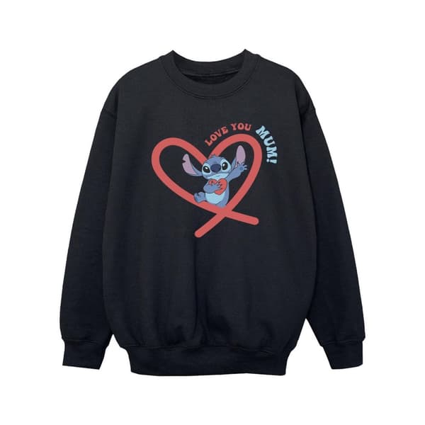Disney Lilo & Stitch Love You Mum-tröja för flickor