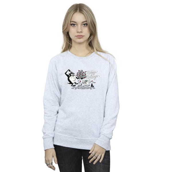 Looney Tunes Womens/Ladies Happy Holidays Sweatshirt
