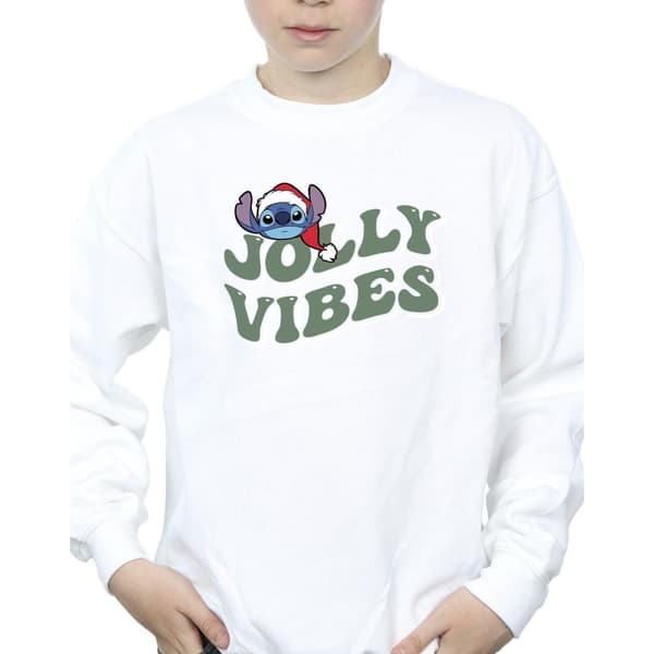 Disney Boys Lilo & Stitch Jolly Chilling Vibes Sweatshirt