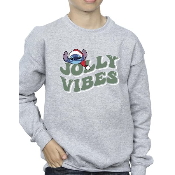 Disney Boys Lilo & Stitch Jolly Chilling Vibes Sweatshirt