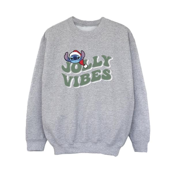 Disney Boys Lilo & Stitch Jolly Chilling Vibes Sweatshirt