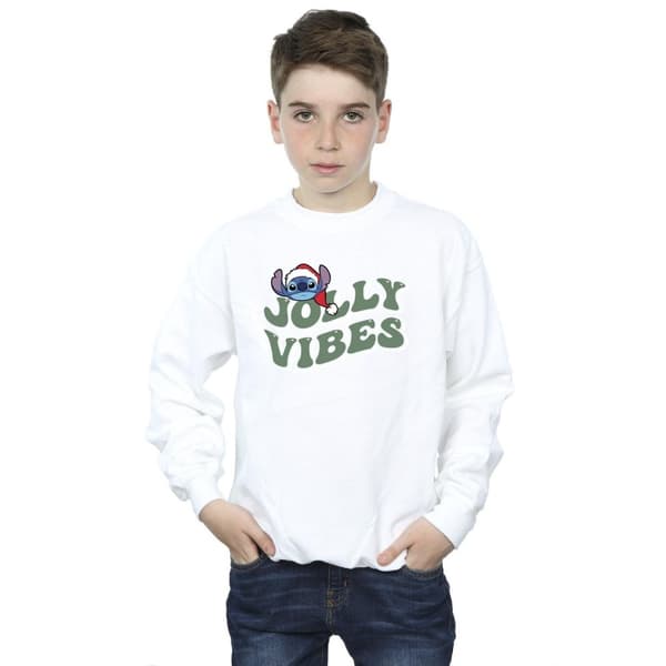 Disney Boys Lilo & Stitch Jolly Chilling Vibes Sweatshirt