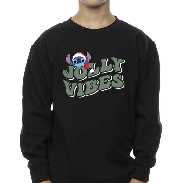 Disney Boys Lilo & Stitch Jolly Chilling Vibes Sweatshirt