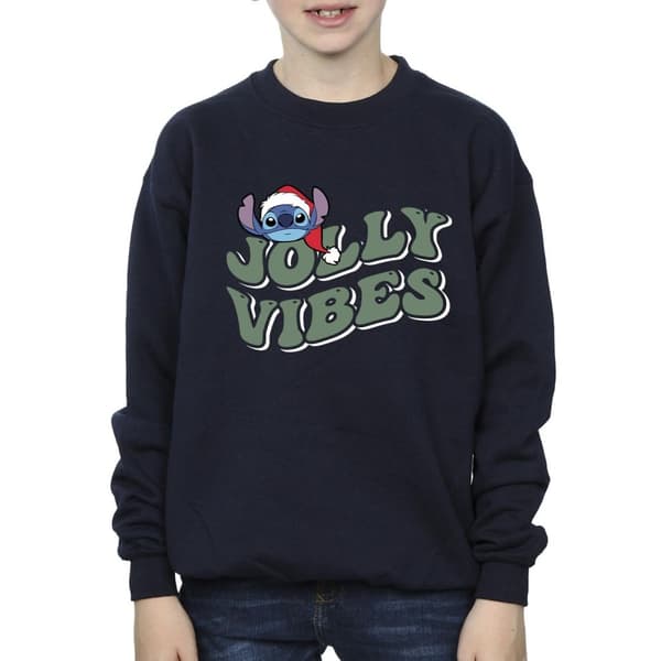 Disney Boys Lilo & Stitch Jolly Chilling Vibes Sweatshirt