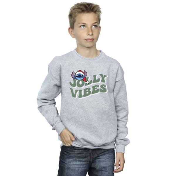 Disney Boys Lilo & Stitch Jolly Chilling Vibes Sweatshirt