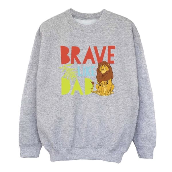 Disney Pojkar Lejonkungen Modig Som Pappa Sweatshirt