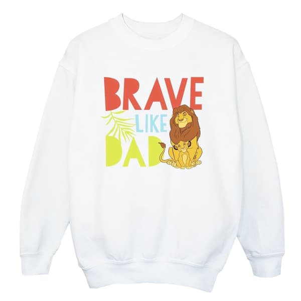 Disney Pojkar Lejonkungen Modig Som Pappa Sweatshirt
