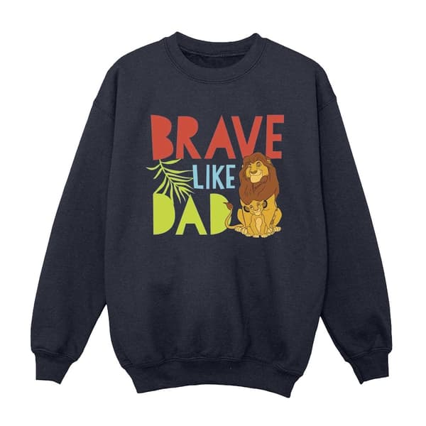 Disney Pojkar Lejonkungen Modig Som Pappa Sweatshirt