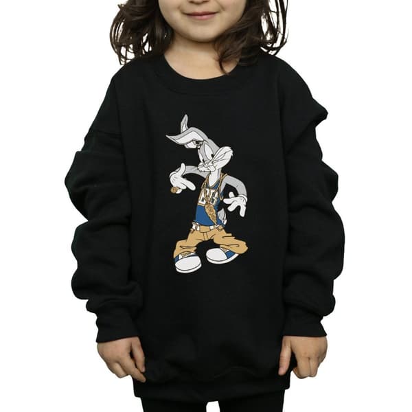 Looney Tunes Girls Bugs Bunny Rapper Sweatshirt