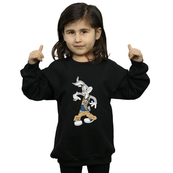 Looney Tunes Girls Bugs Bunny Rapper Sweatshirt