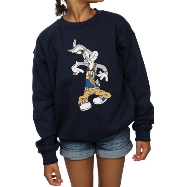 Looney Tunes Girls Bugs Bunny Rapper Sweatshirt