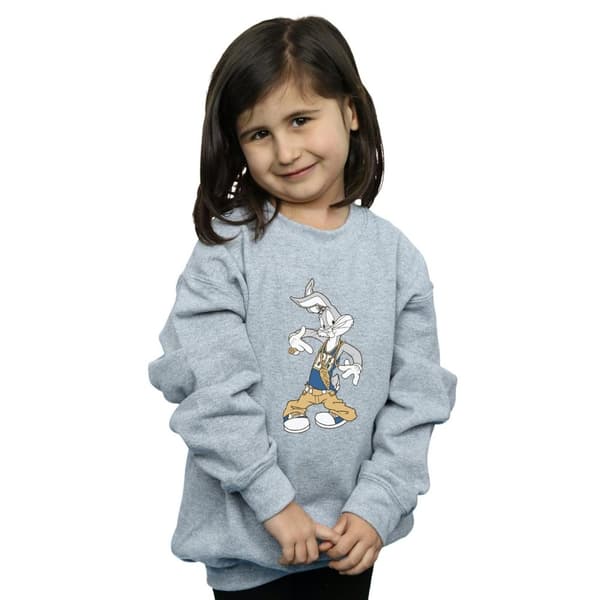 Looney Tunes Girls Bugs Bunny Rapper Sweatshirt