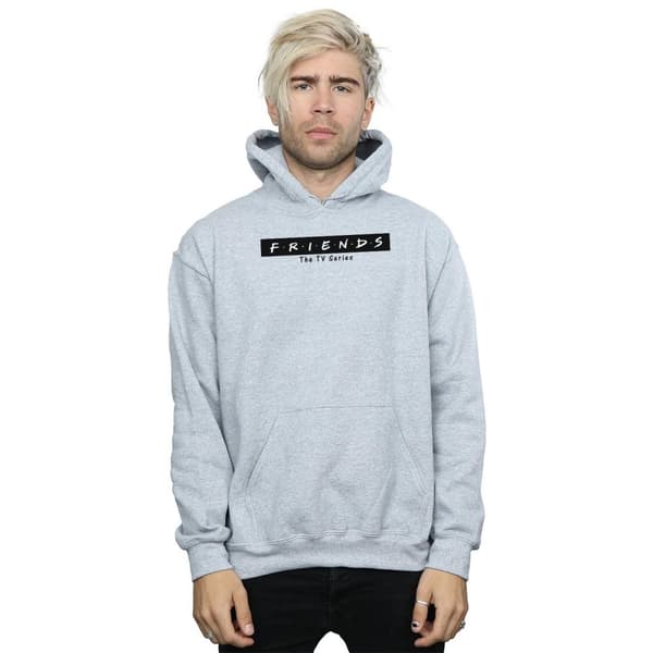 Friends Mens Logo Block Hoodie