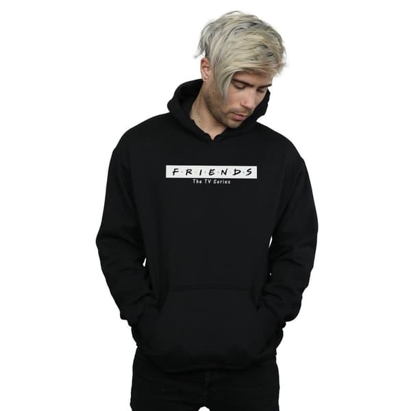 Friends Mens Logo Block Hoodie