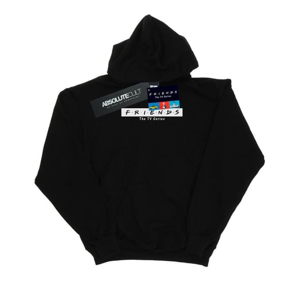 Friends Mens Logo Block Hoodie