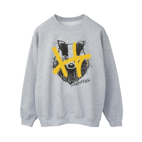 Harry Potter Hufflepuff Pop Spray-tröja för damer/kvinnor