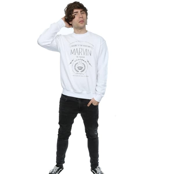 Looney Tunes Mens Marvin The Martian Where´s The Kaboom Sweatshirt