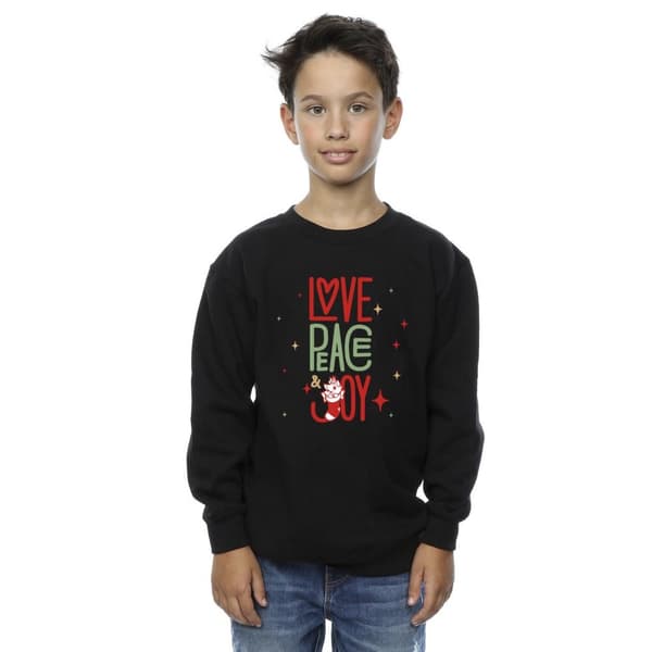 Disney Pojkar Aristocats Marie Love Peace Joy Sweatshirt
