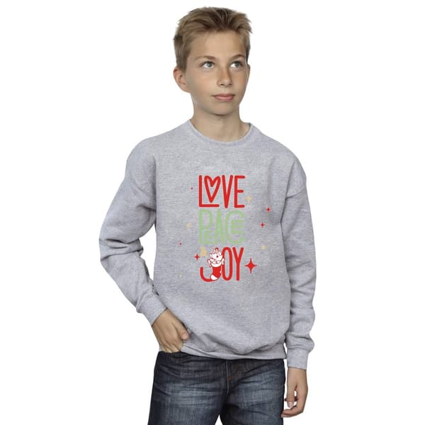Disney Pojkar Aristocats Marie Love Peace Joy Sweatshirt