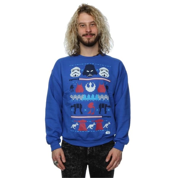 Star Wars Dark Side Fair Isle-jultröja för herrar